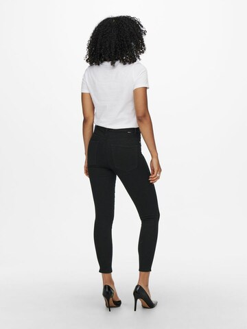 ONLY Skinny Jeans 'Option' in Schwarz