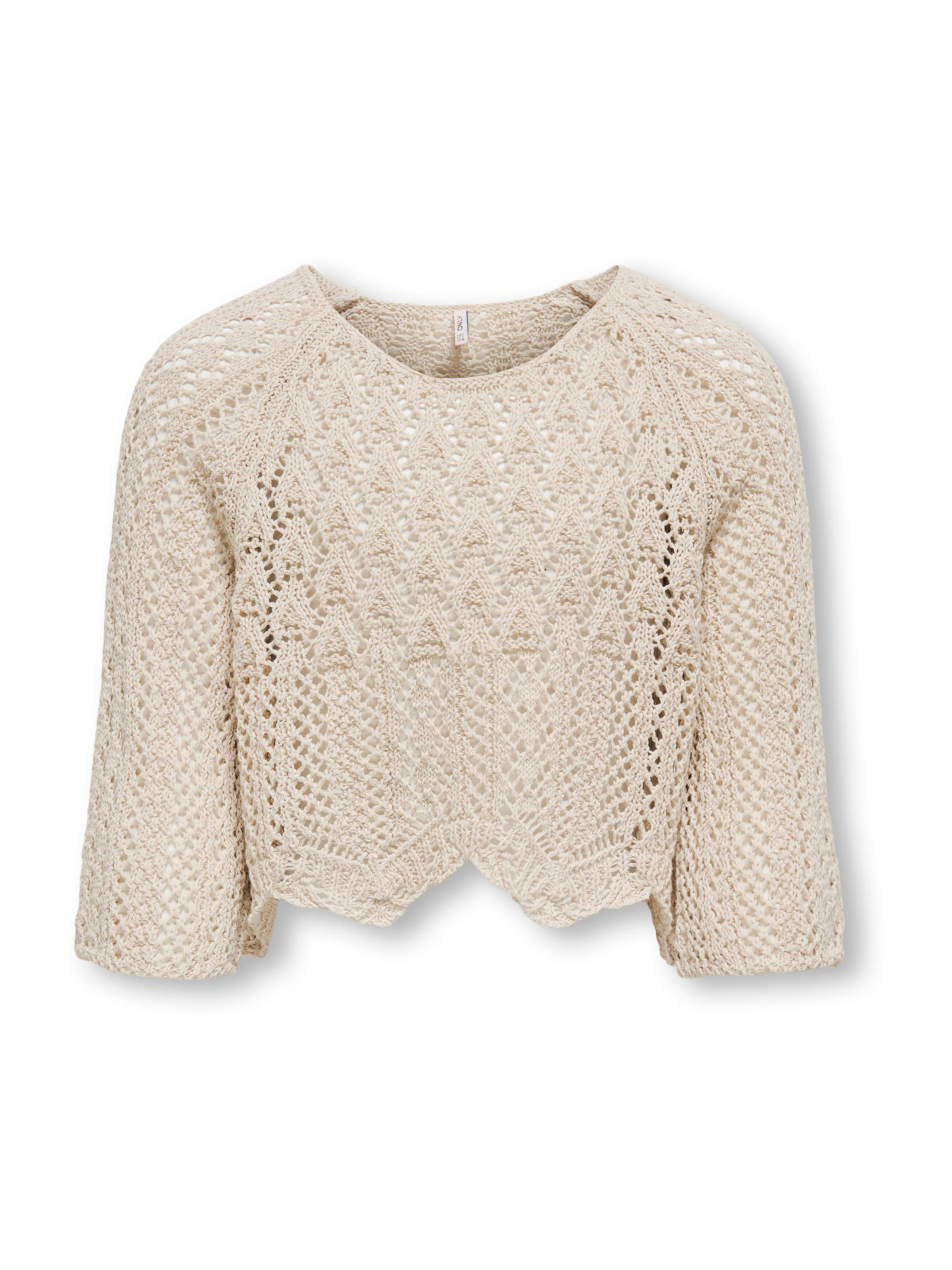 Pulover 'KOGNOLA' de la ONLY GIRLS pe gri: față