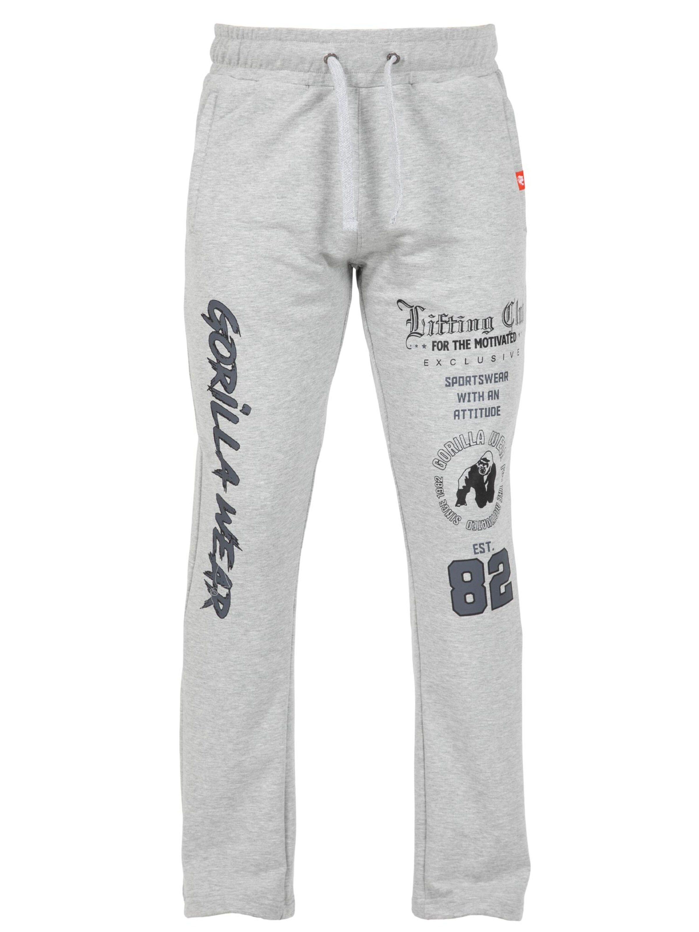 regular Pantaloni sportivi 'Colorado' di Gorilla Wear in grigio: frontale