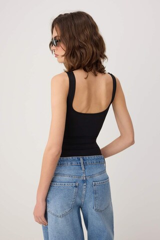 Shirtbody Trendyol en noir