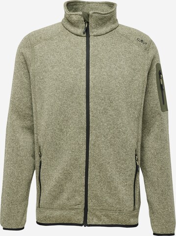 CMP Regular fit Funktionele fleece-jas in Groen: voorkant