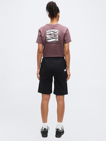 THE NORTH FACE - regular Pantalón de montaña 'EXPLORATION' en negro