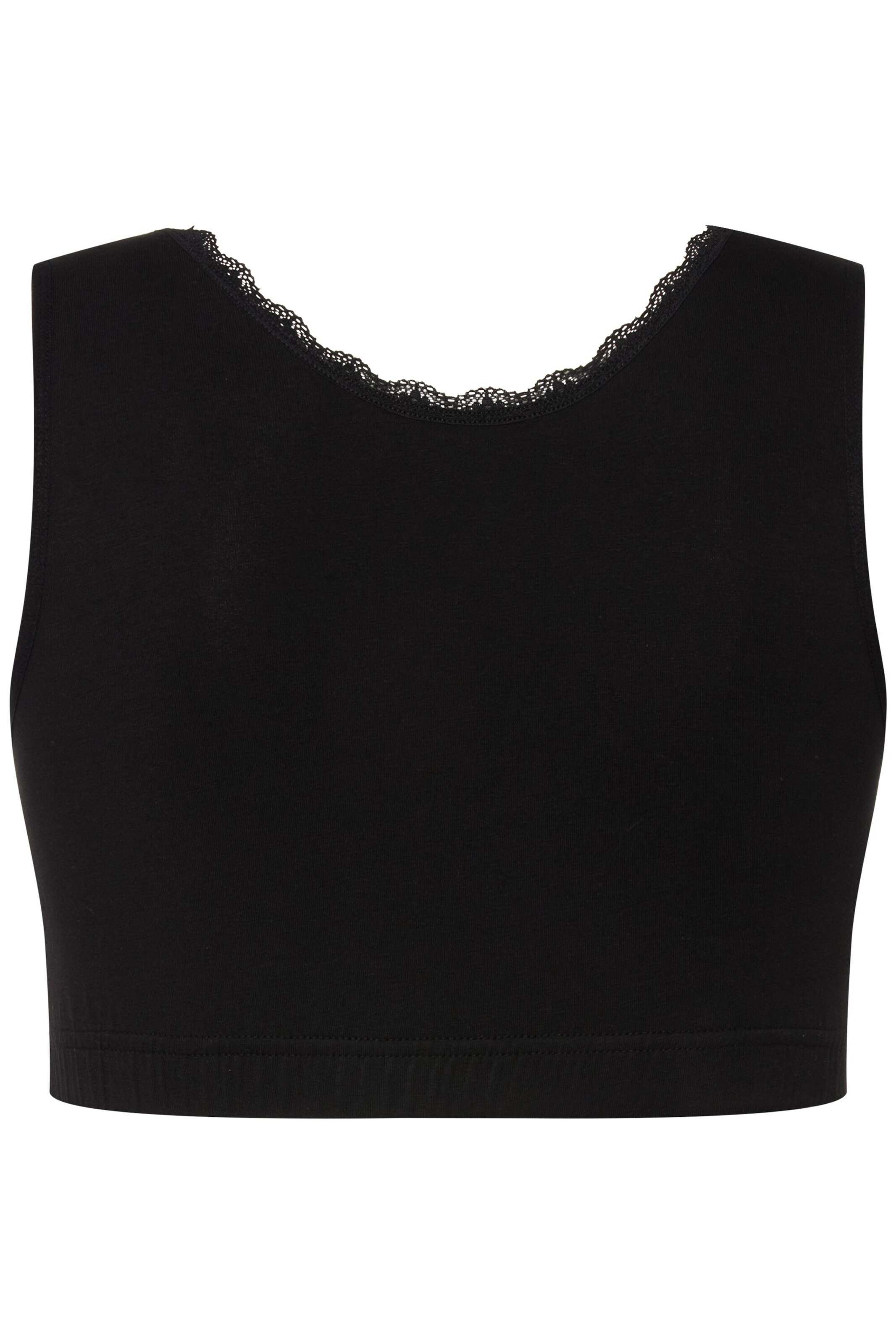 Ulla Popken Bralette Bra in Black