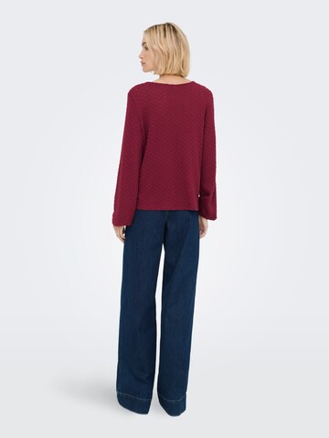 ONLY Tricot 'Belle' in Rood