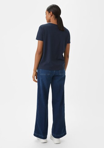 comma casual identity Shirt in Blau: Rückseite