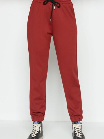 C&City Tapered Broek in Rood