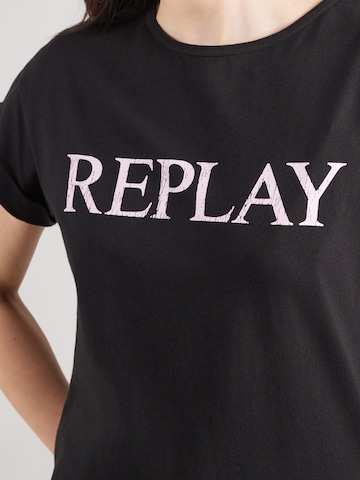 Tricou de la REPLAY pe negru