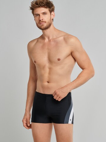 SCHIESSER Badeshorts 'Nautical Active' in Schwarz