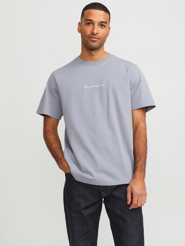 T-Shirt 'Gus' JACK & JONES en bleu : devant