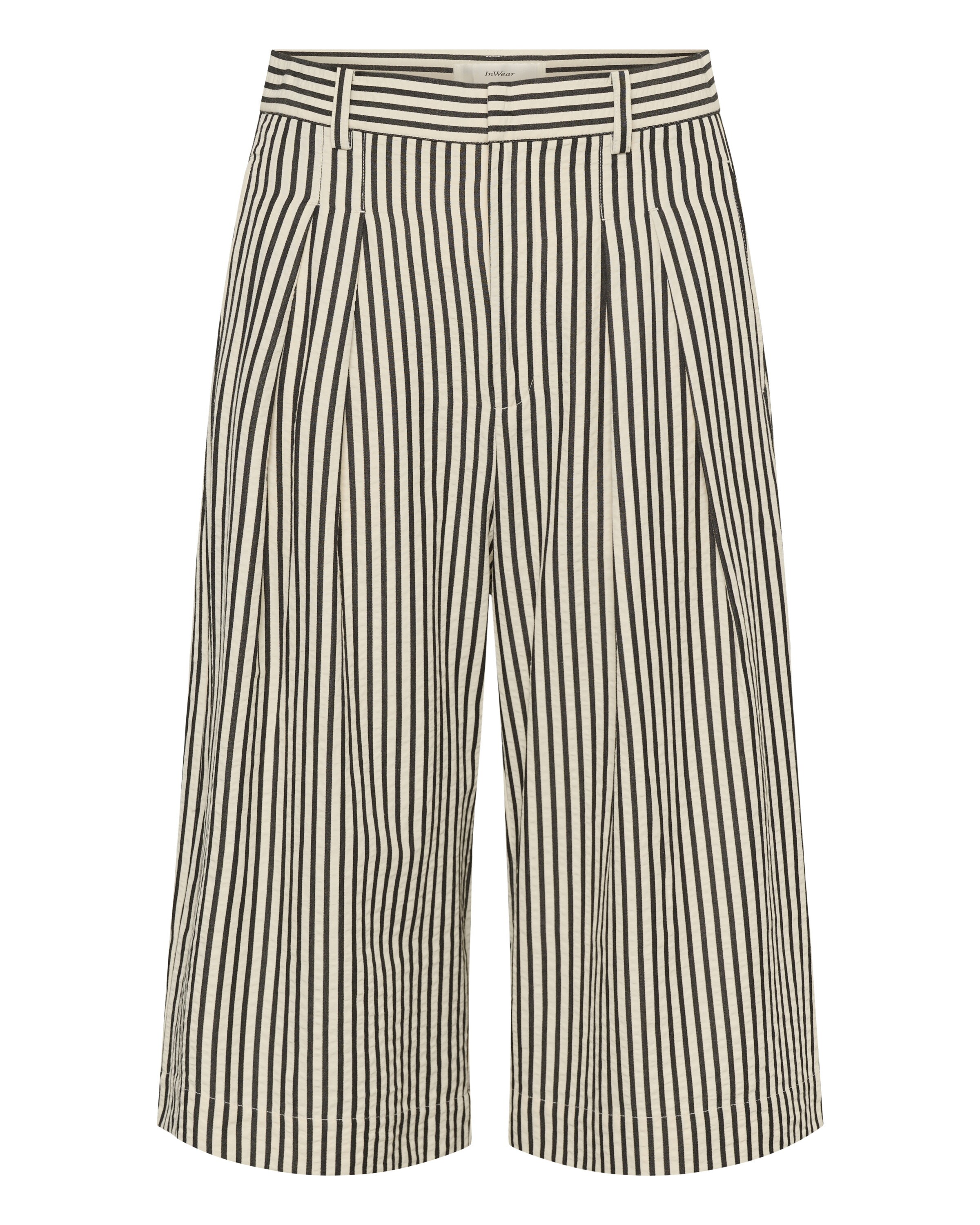 InWear Pleat-front trousers 'GarboIW' in 32 in Champagne / Black, Item view