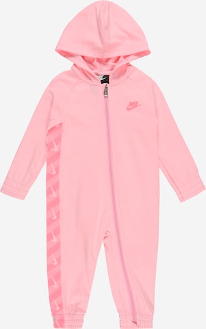 Nike Sportswear Dungarees in Pink: front