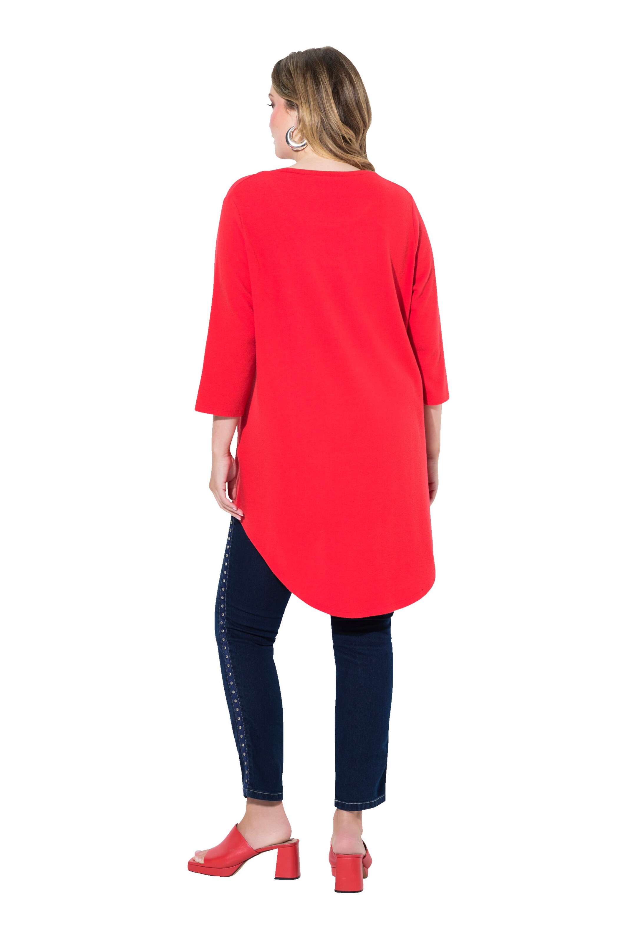 MIAMODA Sweater in Red