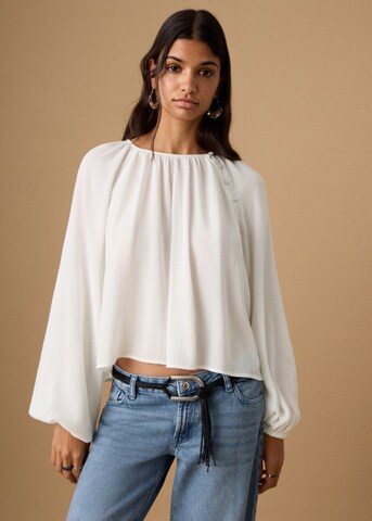 MANGO TEEN Blouse 'Mila' in White: front