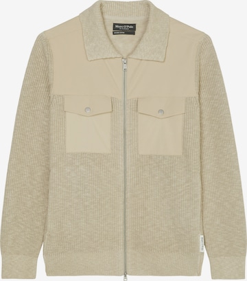 Vestes en maille Marc O'Polo en beige : devant