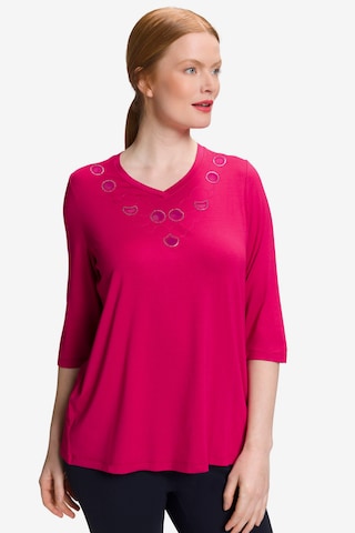 Ulla Popken T-shirt i rosa: framsida