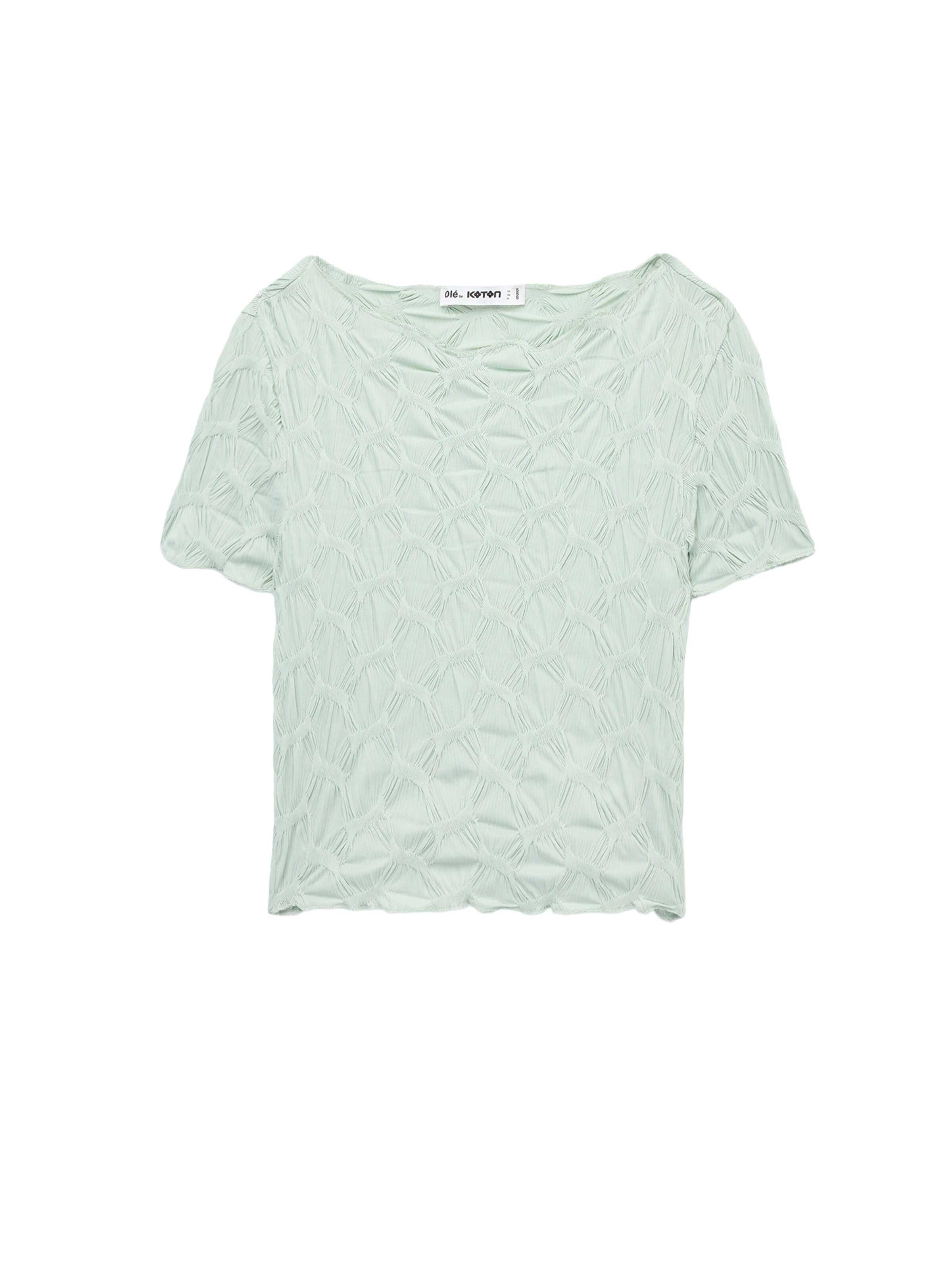 Koton Shirt in Groen: voorkant
