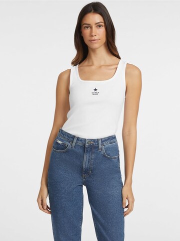 GUESS Top in White: front