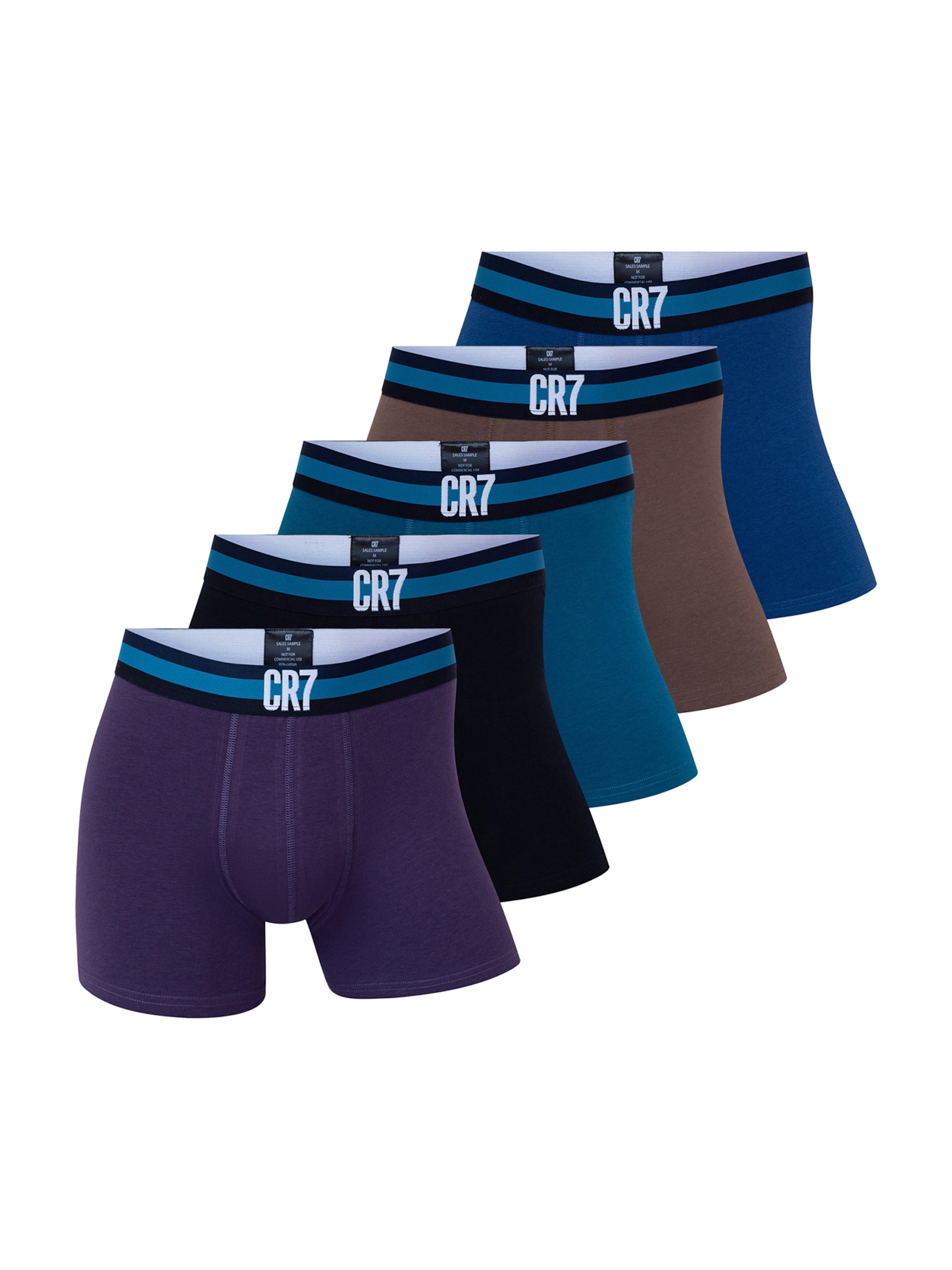 Boxers ' Cotton Stretch & Travel Bag ' CR7 - Cristiano Ronaldo en mélange de couleurs : devant