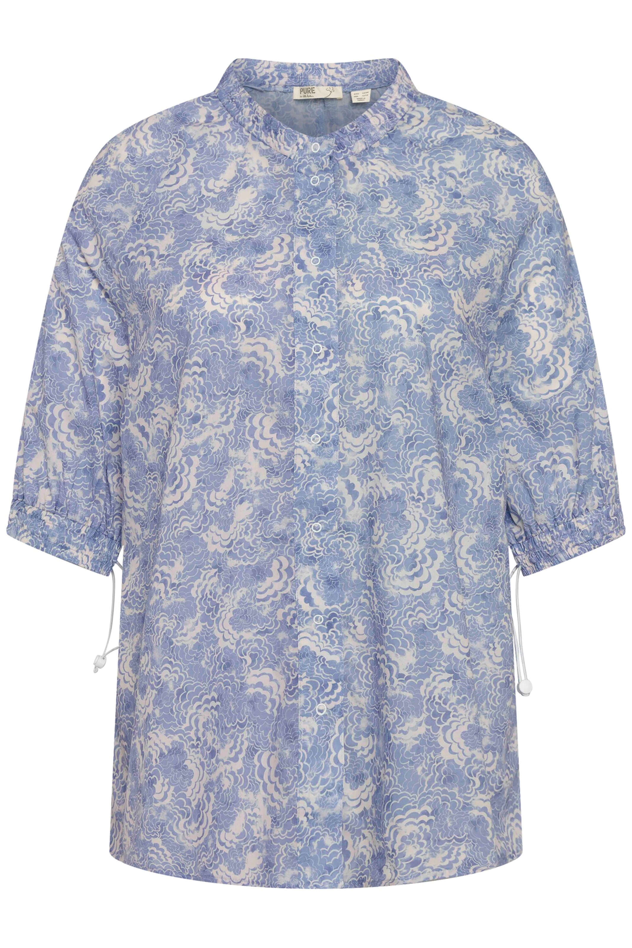 Ulla Popken Blouse in Lila: voorkant