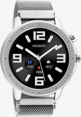 OOZOO Digital Watch in Silver: front