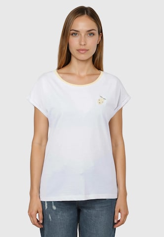 Kleinigkeit Shirt 'Tutti Frutti' in Wit: voorkant