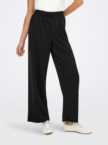 ONLY Loose fit Trousers 'ONLScarlett' in Black: front