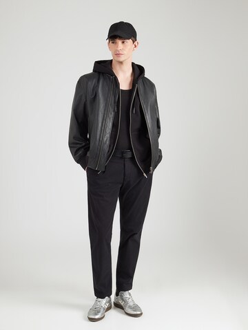 KARL LAGERFELD JEANS Кофта на молнии в Черный
