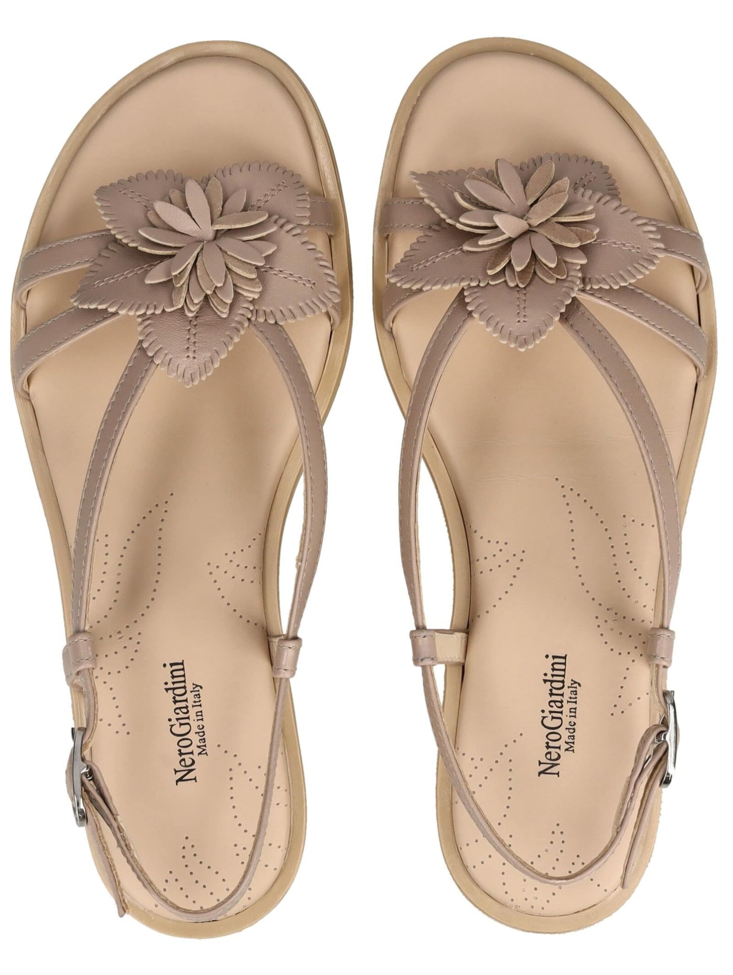 Sandales à lanières Nero Giardini en beige