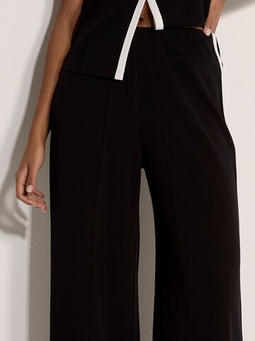 Wide Leg Pantalon ' ' Apricot en noir