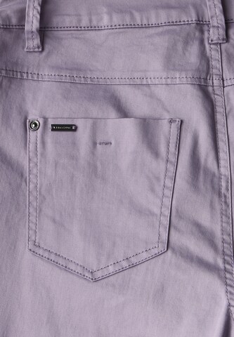 STREET ONE Slimfit Hose in Lila