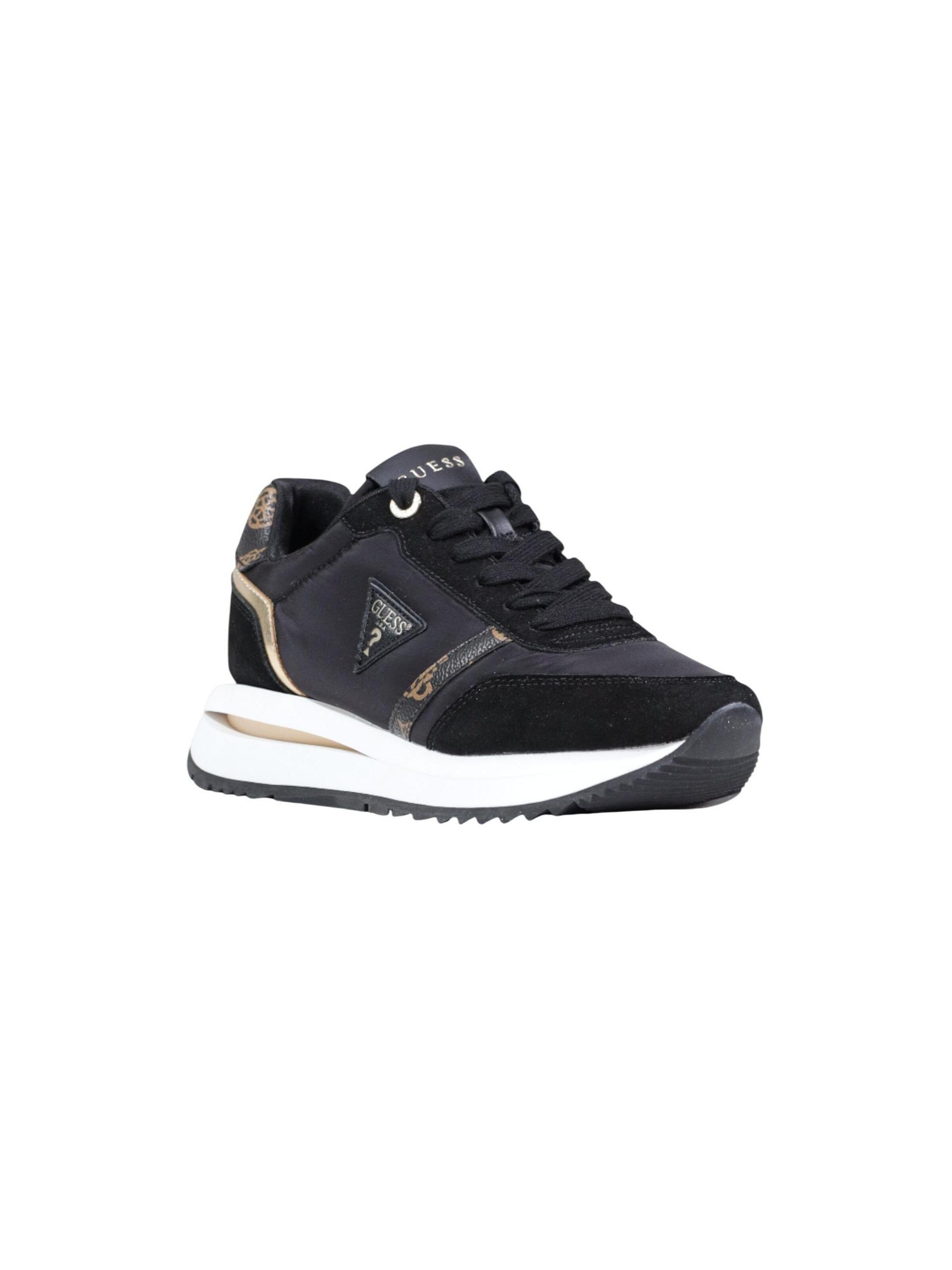 Sneaker bassa 'EAGAR FLPEAG FAL12' di GUESS in nero