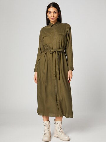 Guido Maria Kretschmer Women Shirt Dress 'Caro' in Green: front