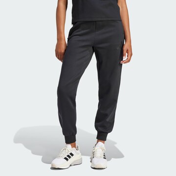 ADIDAS SPORTSWEAR Tapered Sports trousers 'Z.N.E.' in Black: front