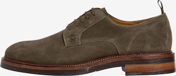 Hackett London Veterschoen 'Egmont Fine' in Groen: voorkant