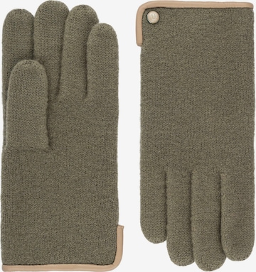 Roeckl Full Finger Gloves 'KLASSISCHER WALKHANDSCHUH' in Green: front