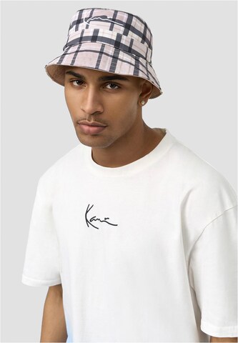 Karl Kani Hat in Beige: front