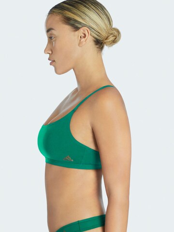 Bustier Soutien-gorge ' Scoop Bralette - Sport Active Micro Body Fit ' ADIDAS SPORTSWEAR en vert