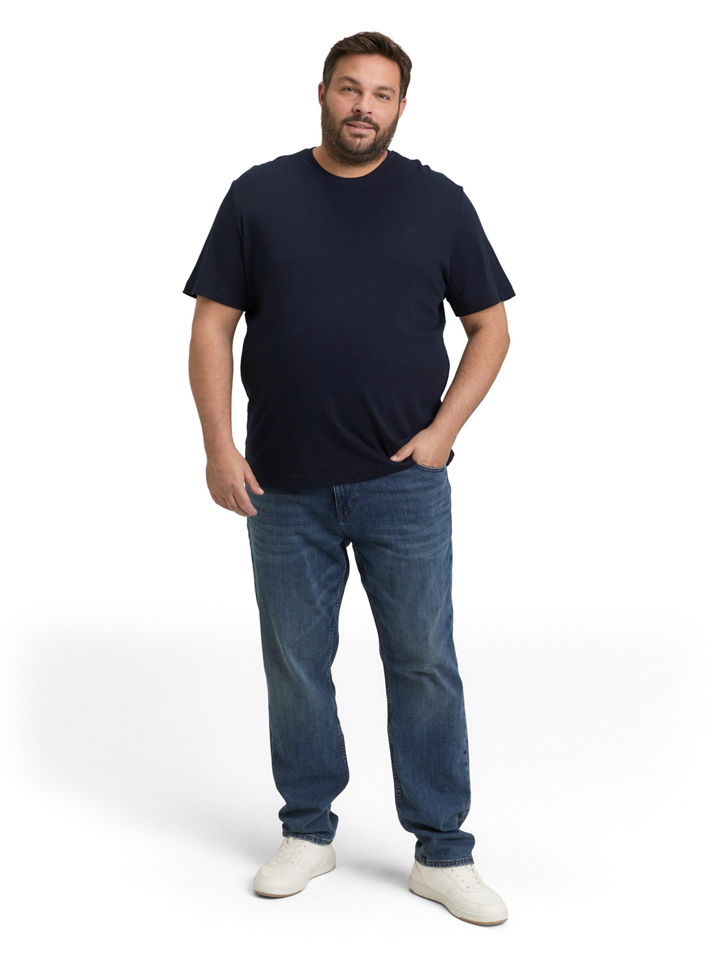 TOM TAILOR Men + Shirt in Blue