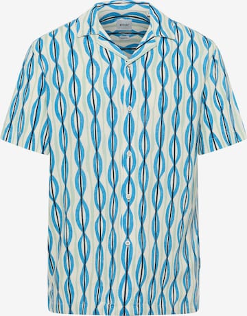 MUSTANG Button Up Shirt in Blue: front