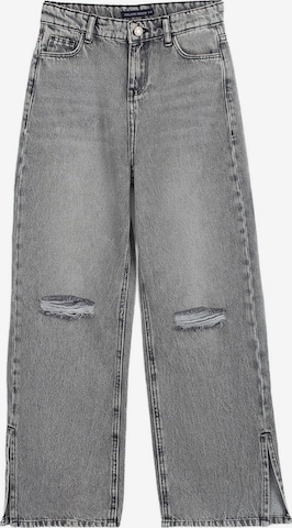 Solang Regular Hose Denim lässiger Schnitt in Grau: Vorderseite