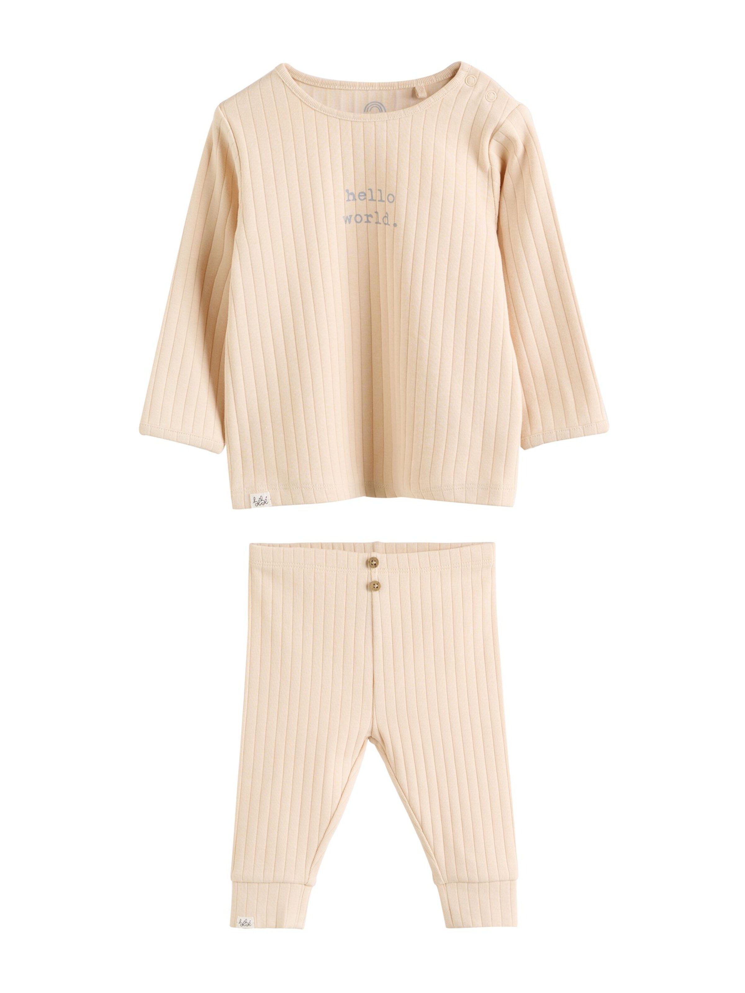 Next Set 'Hello World' in Beige: front