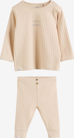 Next Set 'Hello World' in Beige: front