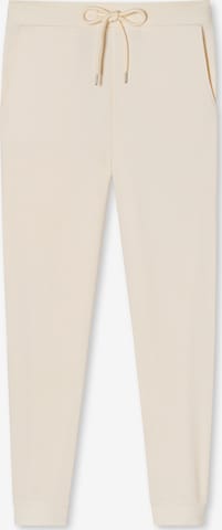 SCHIESSER Pajama Pants in Beige: front