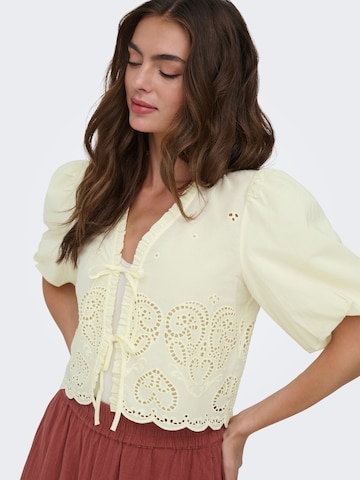 ONLY Blouse 'ONLBryson' in Geel: voorkant