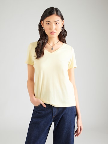 s.Oliver Μπλουζάκι σε κίτρινο: μπροστά