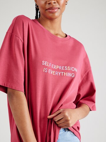 florence by mills exclusive for ABOUT YOU - Camisa 'Contentment' em rosa