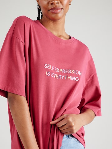 T-shirt oversize 'Contentment' florence by mills exclusive for ABOUT YOU en rose