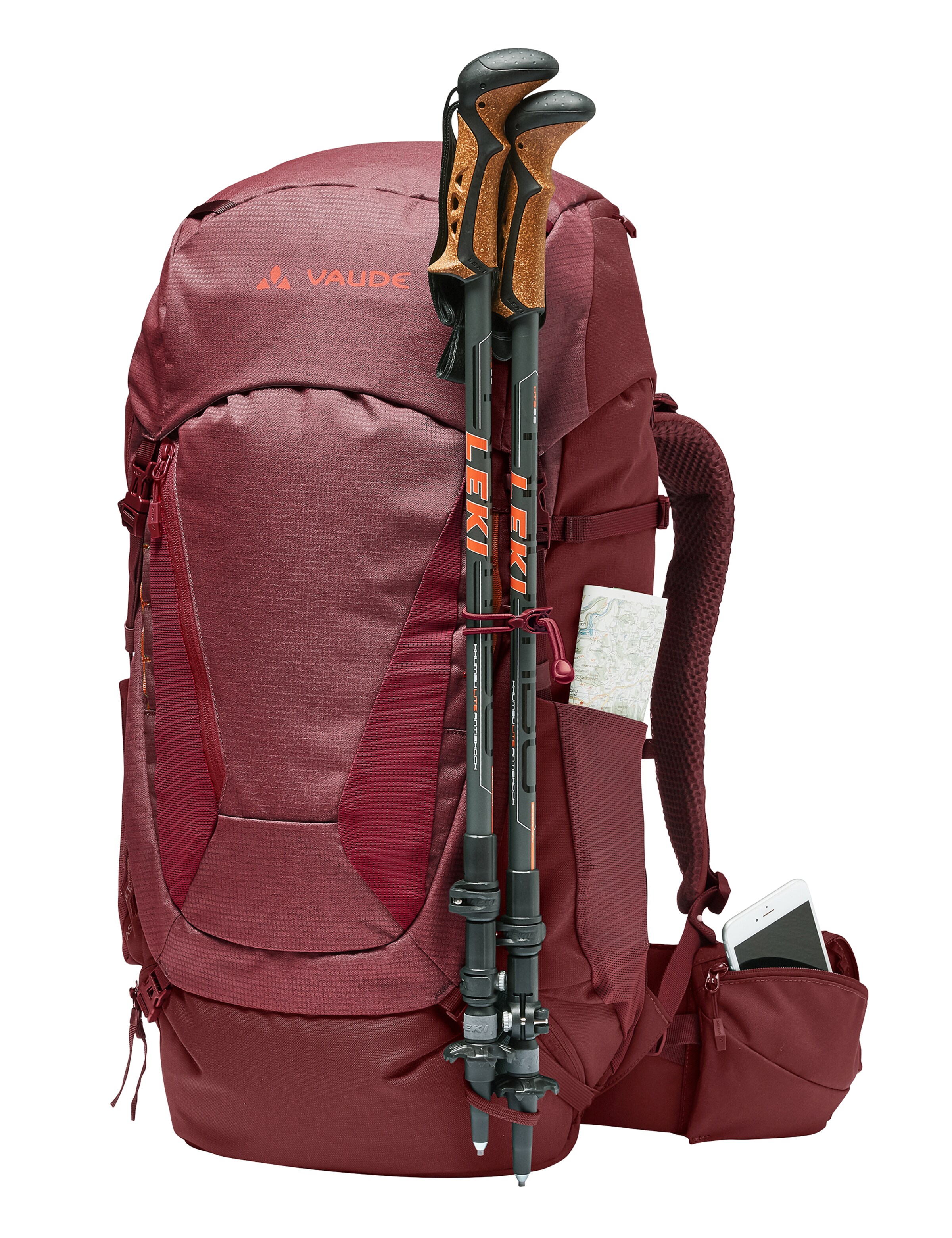 VAUDE Sports backpack 'Asymmetric' in Red