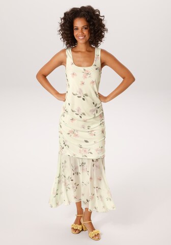 Aniston CASUAL Summer Dress in Green: front