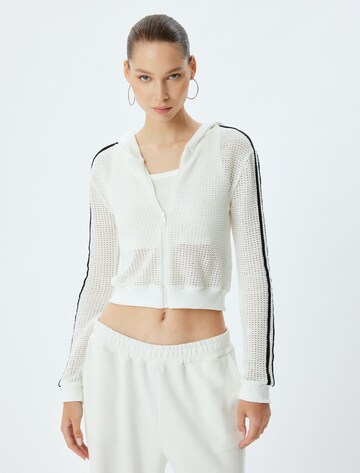Koton Knit cardigan in White: front